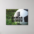 Search for soccer ball canvas prints Green