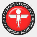 Search for red alert stickers Allergy