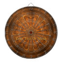 Recherche de cuir jeux de fléchettes Brun