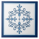 Search for white lace tiles Blue
