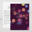 Recherche de lumières de bokeh invitations Élégant