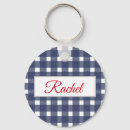 Search for blue gingham keychains Modern