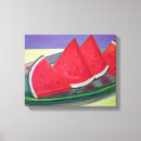 Search for slices canvas prints Watermelon