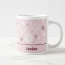 Search for pink snowflake mugs Girl