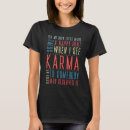 Search for karma womens tshirts Little