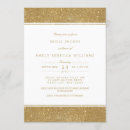 Search for faux gold bridal shower invitations Elegant