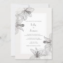 Search for lily wedding invitations Lilies