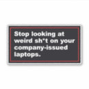 Recherche de techie autocollants Humour
