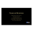 Search for gold text business cards Social media