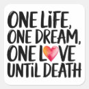 Search for love your life stickers Quote
