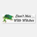 Search for witch bumper stickers Magic