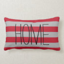 Search for modern grey red pillows Stripes
