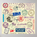 Recherche de timbre poste art Vintage