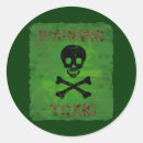 Search for toxic skull stickers Poison
