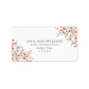 Search for rustic flowers return address labels Floral