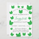 Search for amphibians invitations Green