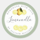 Search for limoncello labels Homemade with love