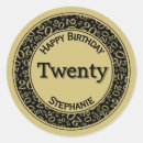 Search for 20th birthday stickers Modern