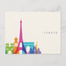 Recherche de paris skyline cartes postales Europe