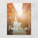 Recherche de crayons invitations Photo enregistrer la date