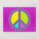 Search for flowers peace sign postcards World