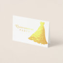 Search for foil quinceanera invitations Gold