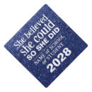 Search for navy graduation cap toppers Girly