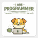 Recherche de programmeur autocollants Codage