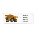 Search for construction vehicles return address labels Transportation