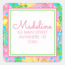 Search for tropical fish return address labels Colourful