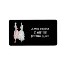 Search for flapper return address labels Roaring 20s