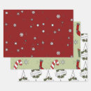 Search for primitive christmas wrapping paper Rustic