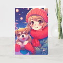Search for anime christmas cards Snow