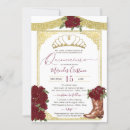 Recherche de charro quinceanera invitations Élégant