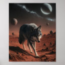 Search for alien planets posters Landscape