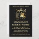Search for sagittarius invitations Gold