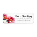 Search for pink peony return address labels Elegant