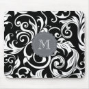 Recherche de cru noir tapis souris Gris
