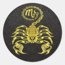 Search for gold scorpio stickers Birthday