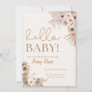Search for hello baby shower invitations Watercolor floral