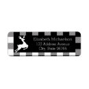 Search for flannel return address labels Black
