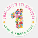 Search for spring birthday party stickers Daisies