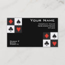 Search for poker business cards Dealer