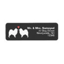 Search for love dogs return address labels Heart