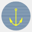 Search for navy and yellow stickers Nautical