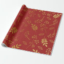 Search for maroon and gold wrapping paper Red