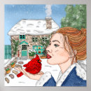 Recherche de chalets posters Neige