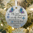 Search for butterfly memorial ornaments Forever in our hearts