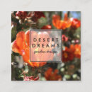 Recherche de fleurs oranges cartes visite Moderne