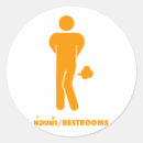 Search for restrooms stickers Funny